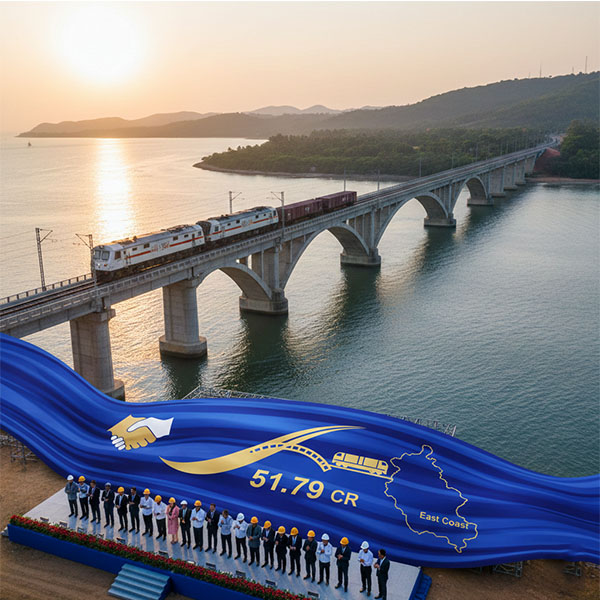 A B Infrabuild Limited wins a new order of Rs. 51.79 Crore from East Coast Railways